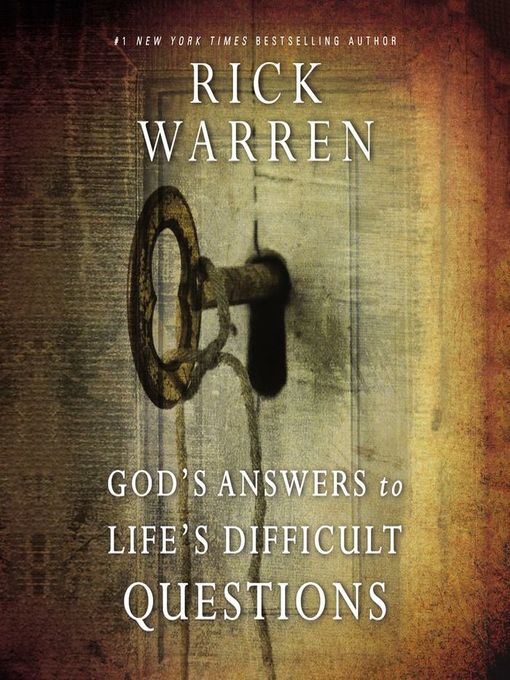Title details for God's Answers to Life's Difficult Questions by Rick Warren - Wait list